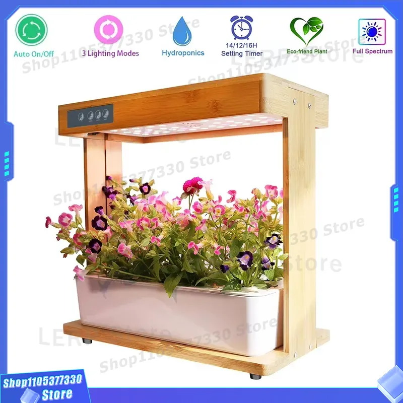 Indoor Herb Garden Grow Light Smart Kit - Kit de jardin hydroponique intelligent IGS-05,
