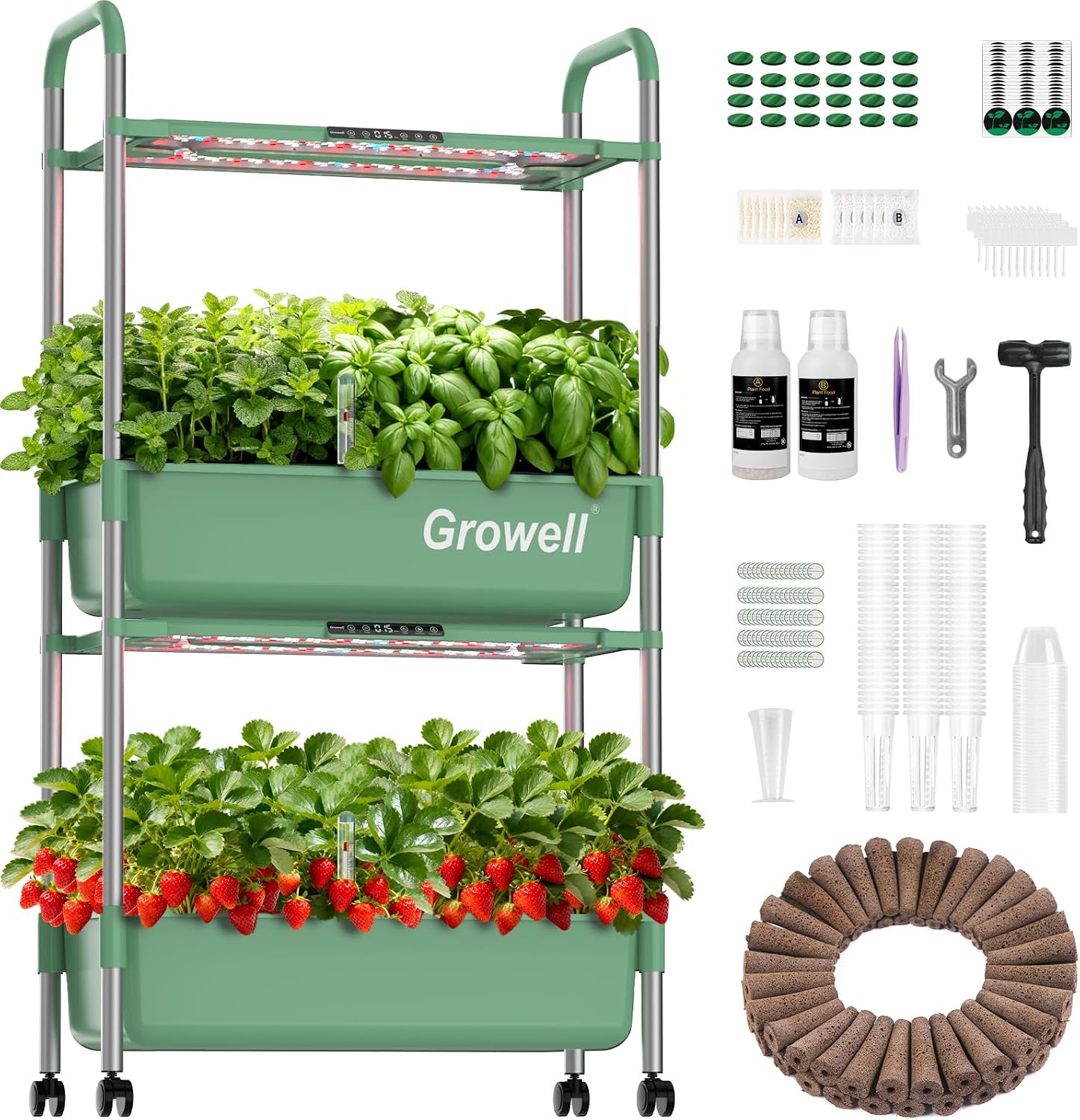 Indoor Herb Garden Grow Light Smart Kit - Système de culture hydroponique vertical d'intérieur