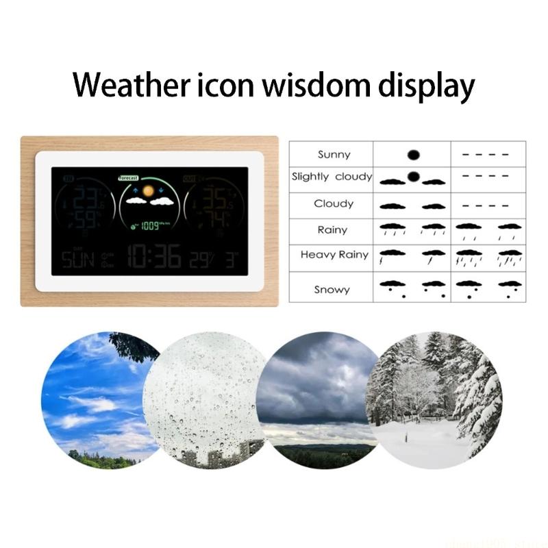 Wireless Weather Station Indoor Outdoor - QX2E thermomètres intérieurs extérieurs hygromètre thermomètres