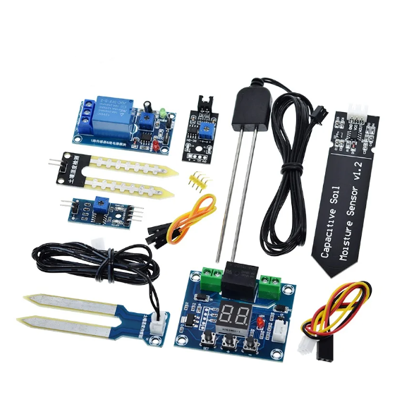 Soil Moisture Sensor Relay Module Arduino - Capteur capacitif d'humidité du sol XH-M214,
