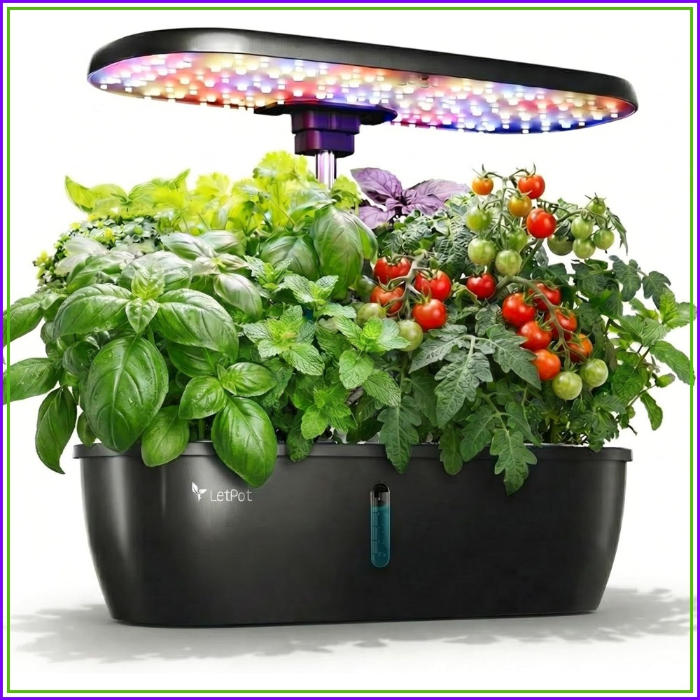Indoor Herb Garden Grow Light Smart Kit - Kit de jardinage intérieur pour herbes