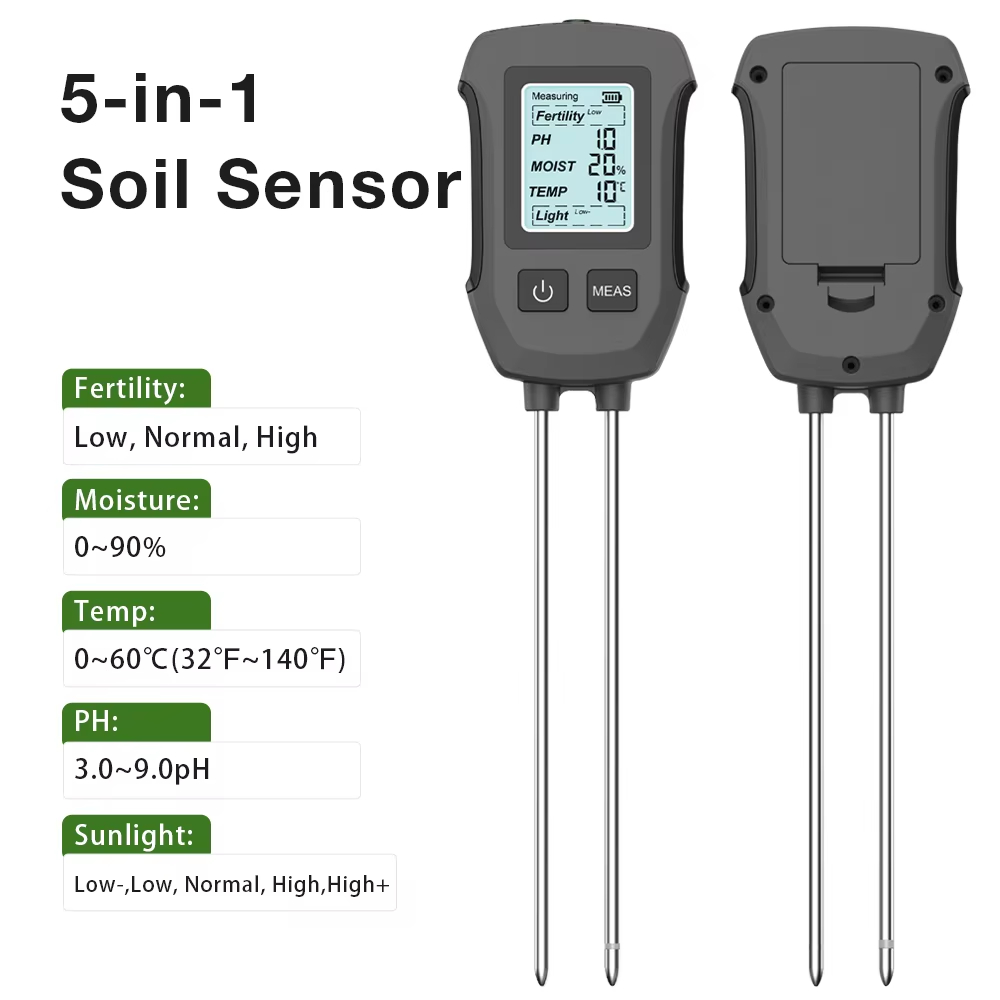 Soil Ph Meter 3 In 1 Moisture Sunlight - Testeur de sol multifonctionnel 3 en