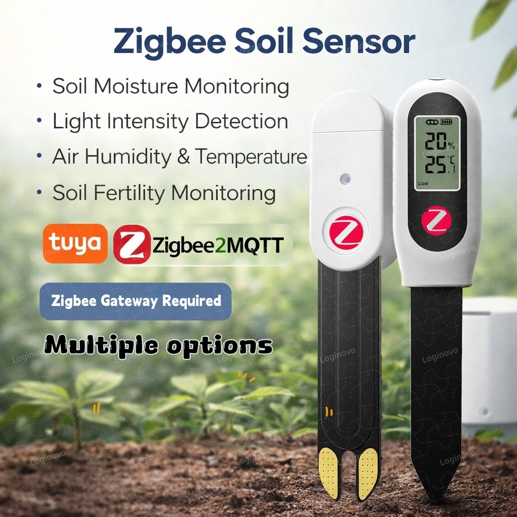 Tuya Zigbee Soil Moisture Temperature Sensor - Capteur d'humidité du sol Zigbee Tuya