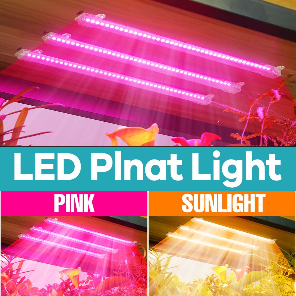 Plant Grow Light Full Spectrum Clip On - Barre de lumière LED pour culture