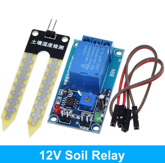 Soil Moisture Sensor Relay Module Arduino - Module de capteur d’humidité du sol