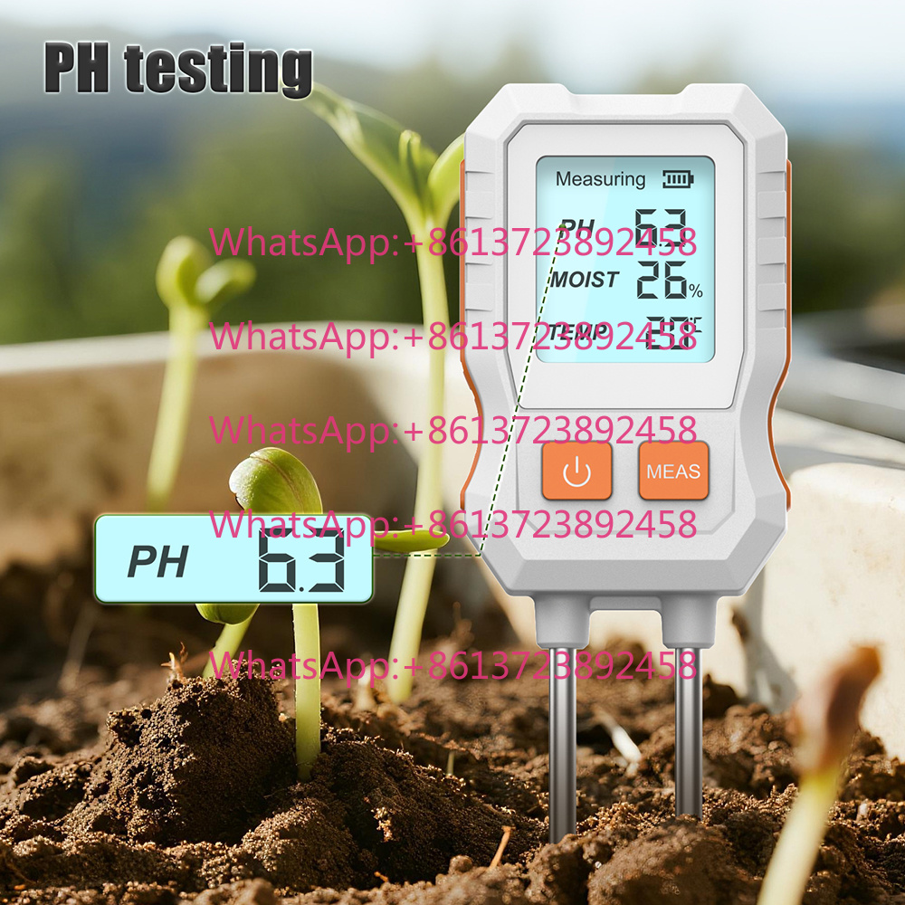 Soil Ph Meter 3 In 1 Moisture Sunlight - Testeur de sol numérique SGS12 3/7