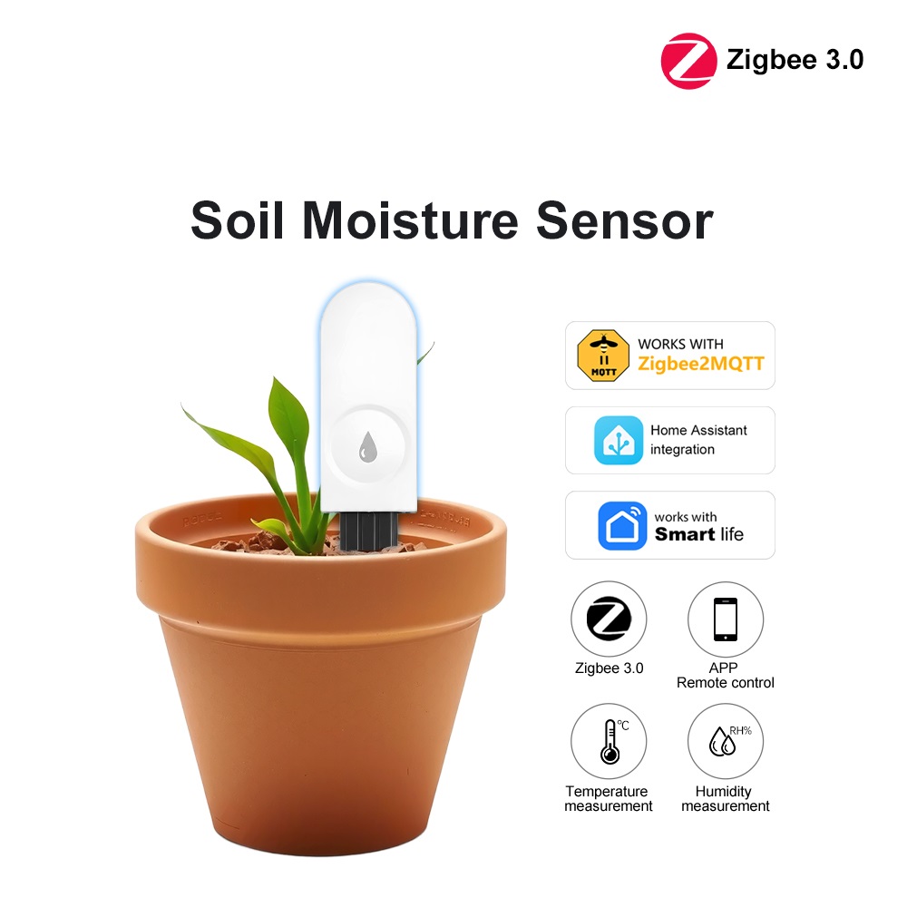 Smart Plant Sensor Soil Moisture Meter - Testeur de sol intelligent Zigbee3.0, capteur