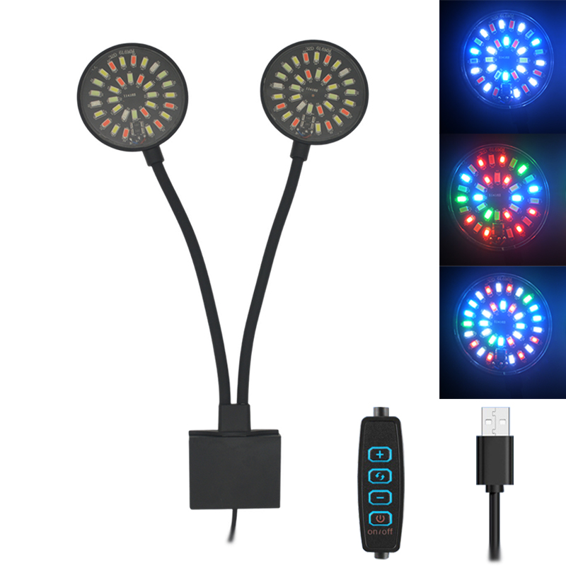 Plant Grow Light Full Spectrum Clip On - USB Aquarium lumière LED Aquarium pince