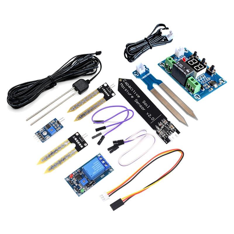 Soil Moisture Sensor Relay Module Arduino - Module capacitif de capteur d'humidité du