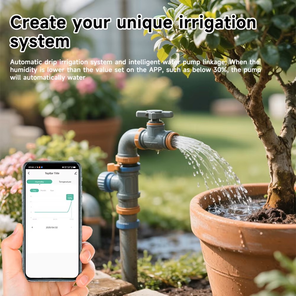 Wifi Soil Moisture Sensor Garden App - Capteur de température et d'humidité du