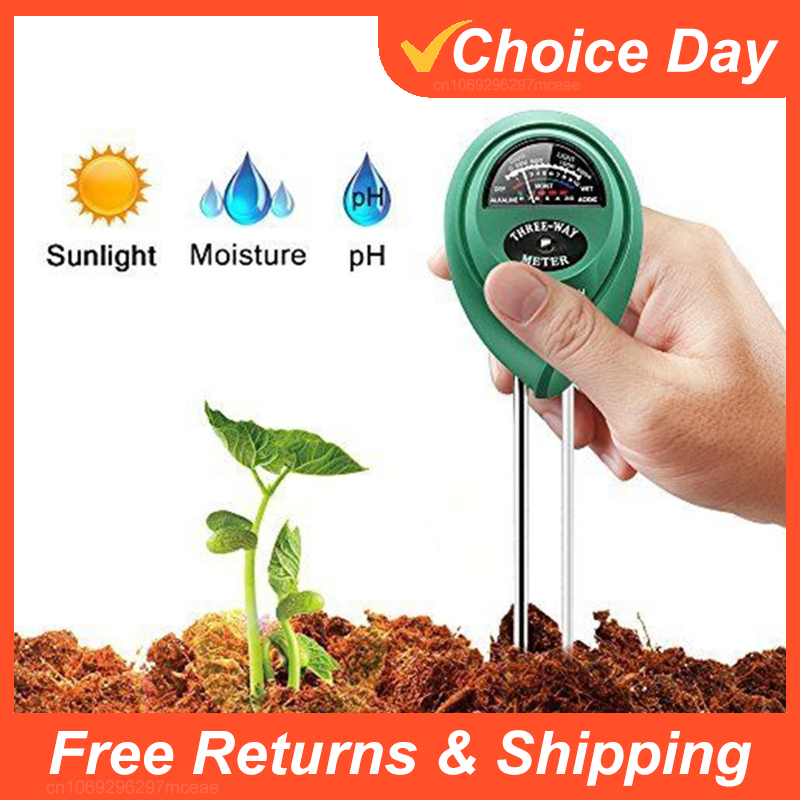 Soil Ph Meter 3 In 1 Moisture Sunlight - 3 en 1 sol PH mètre