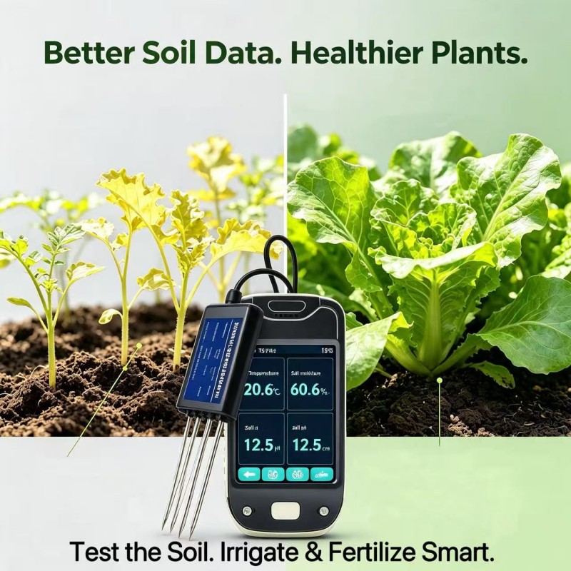 Smart Plant Sensor Soil Moisture Meter - Kit de test de sol 7