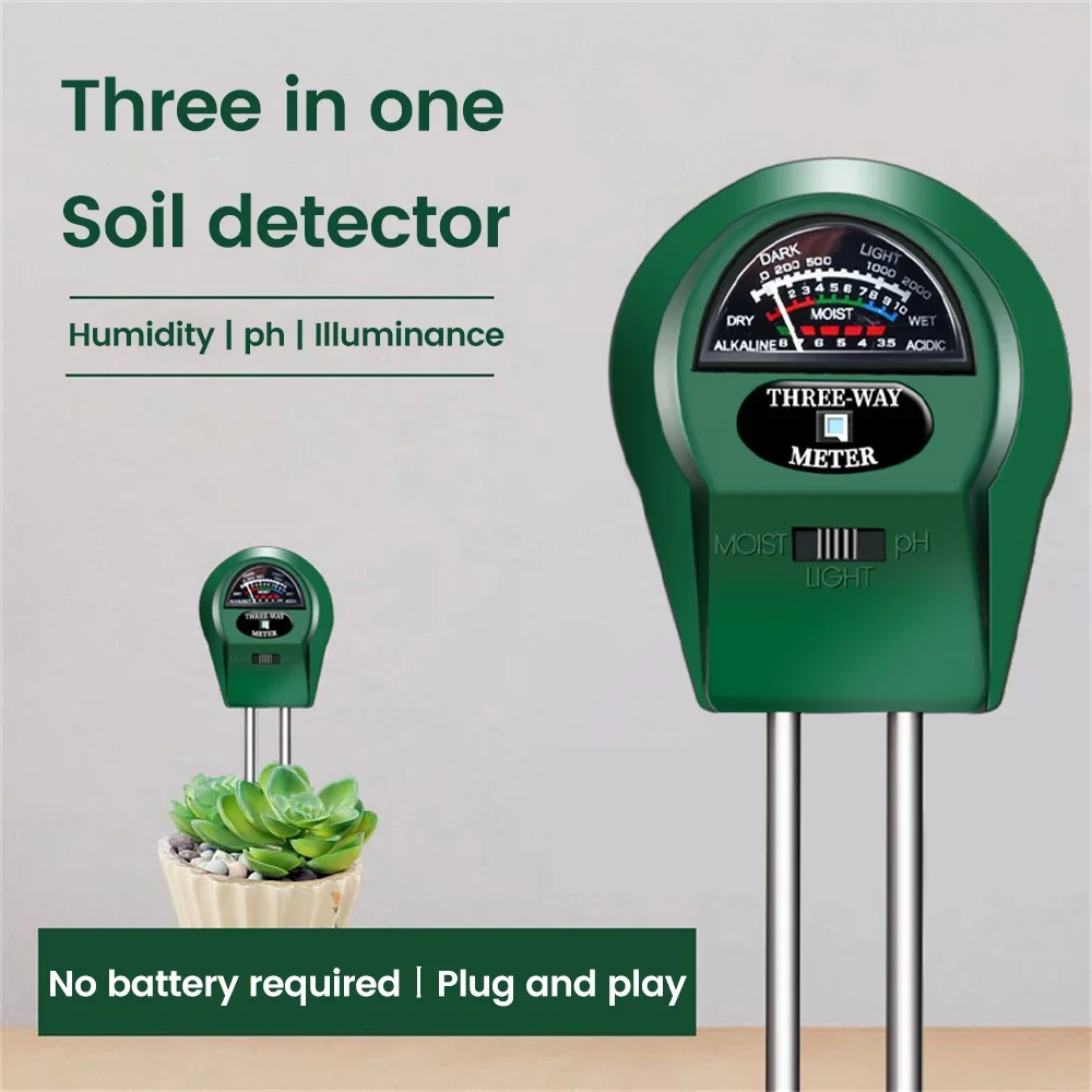 Testeur de sol 3 en 1 : humidi - Soil Ph Meter 3 In 1 Moisture Sunlight avis et prix