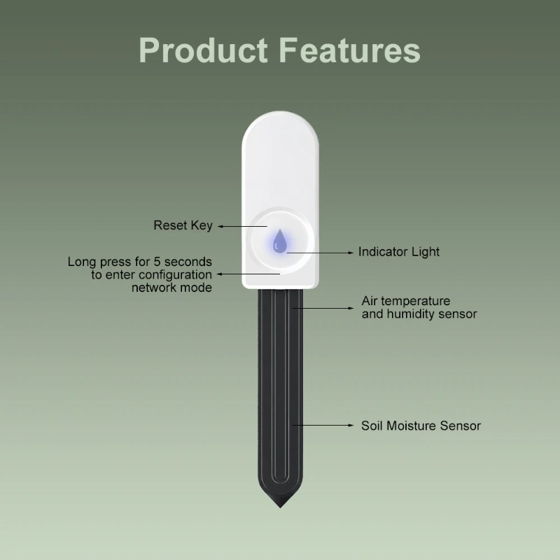 Testeur de sol intelligent Zig - Smart Plant Sensor Soil Moisture Meter avis et prix