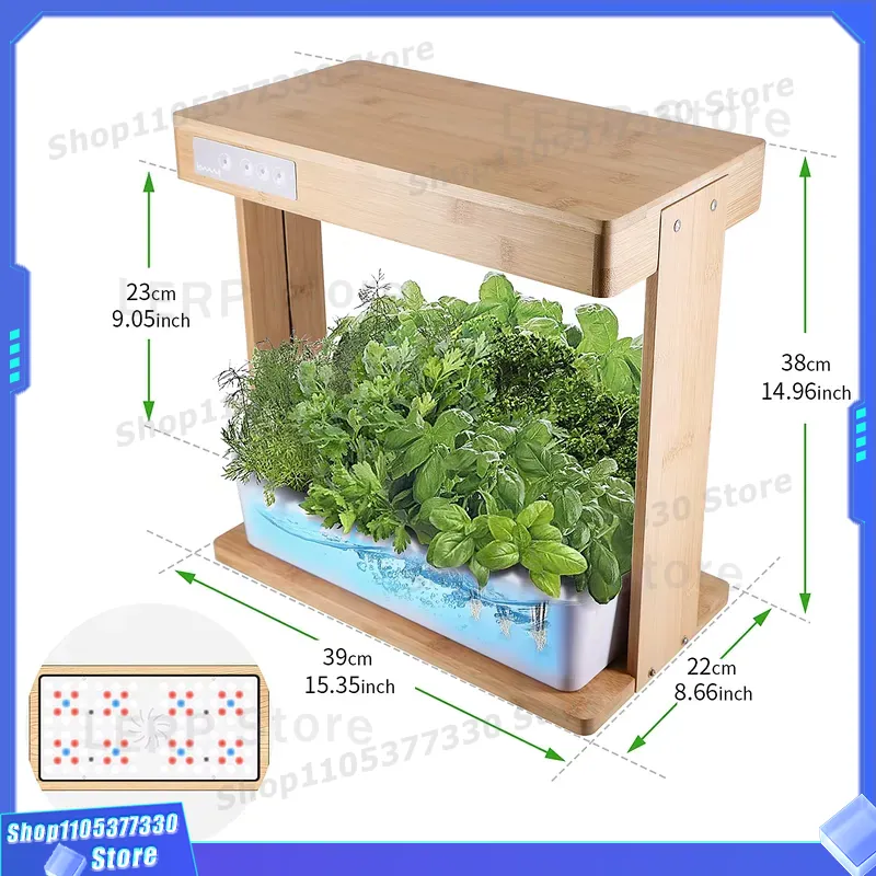 Kit de jardin hydroponique int - Indoor Herb Garden Grow Light Smart Kit avis et prix
