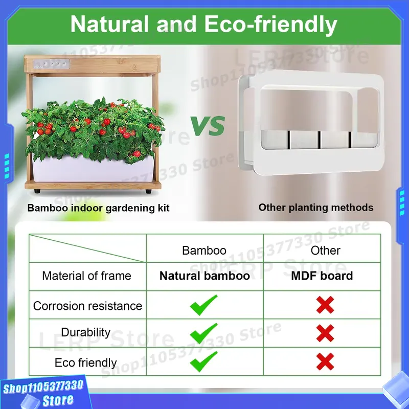 Kit de jardin hydroponique int - Indoor Herb Garden Grow Light Smart Kit avis et prix