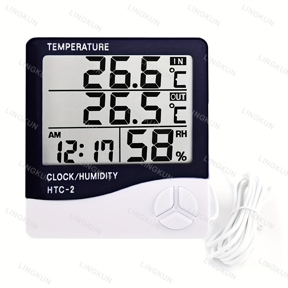 Thermomètre et hygromètre numé - Wireless Weather Station Indoor Outdoor avis et prix