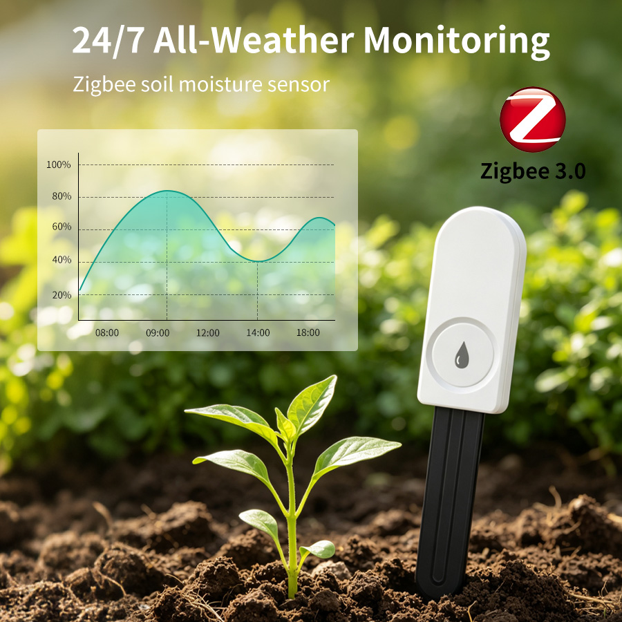 Capteur intelligent d'humidité - Tuya Zigbee Soil Moisture Temperature Sensor avis et prix