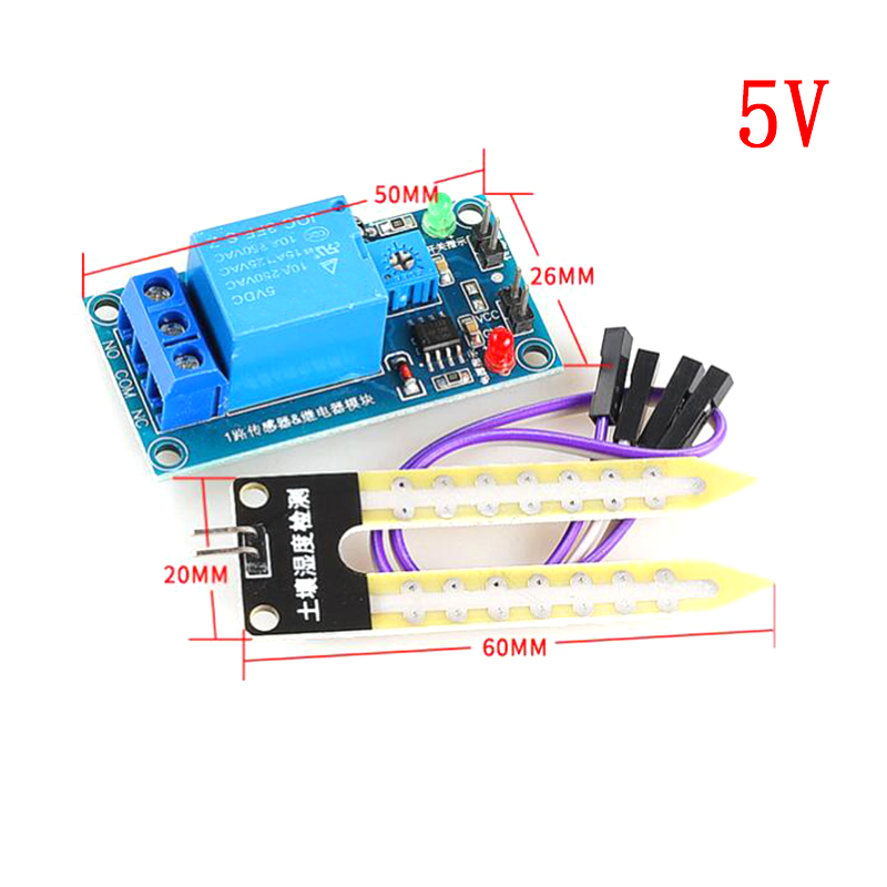 Module capacitif de capteur d' - Soil Moisture Sensor Relay Module Arduino avis et prix