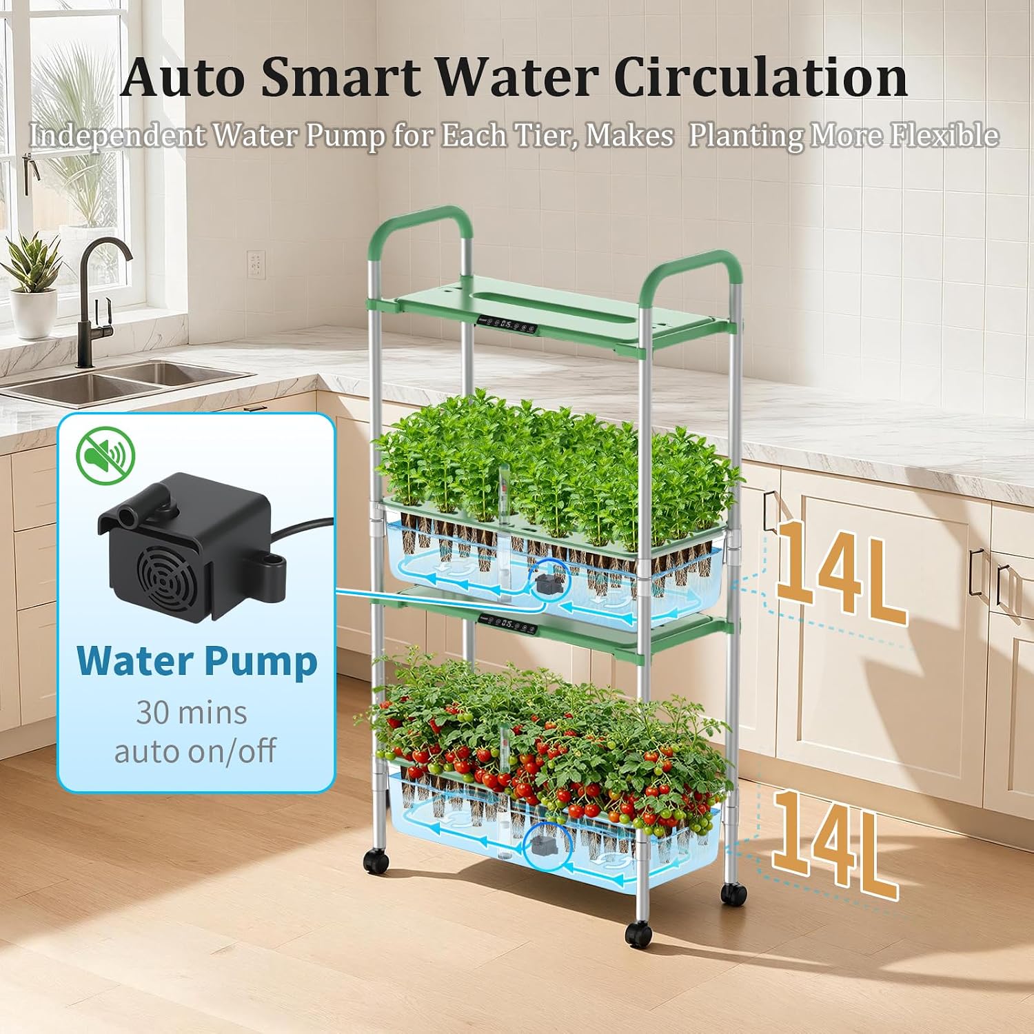 Système de culture hydroponiqu - Indoor Herb Garden Grow Light Smart Kit avis et prix