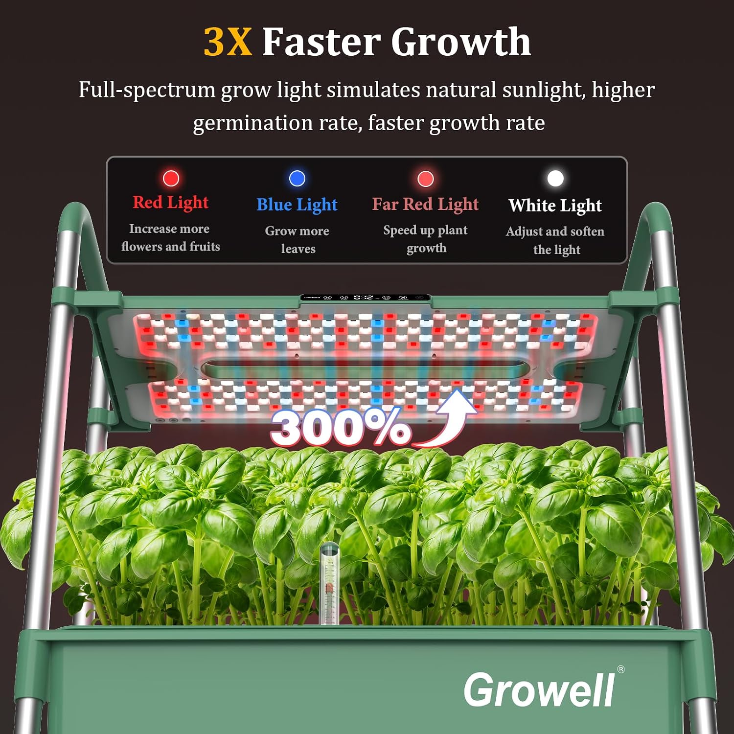 Système de culture hydroponiqu - Indoor Herb Garden Grow Light Smart Kit avis et prix