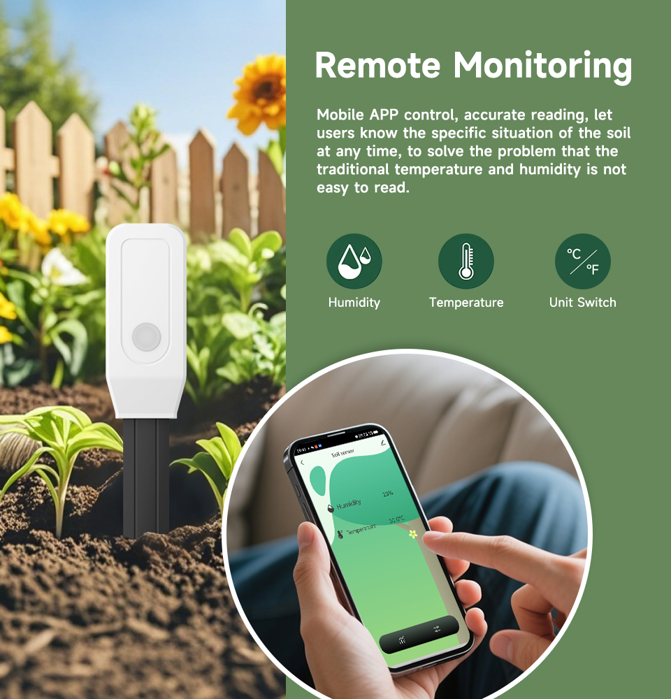 Capteur intelligent de test de - Tuya Zigbee Soil Moisture Temperature Sensor avis et prix
