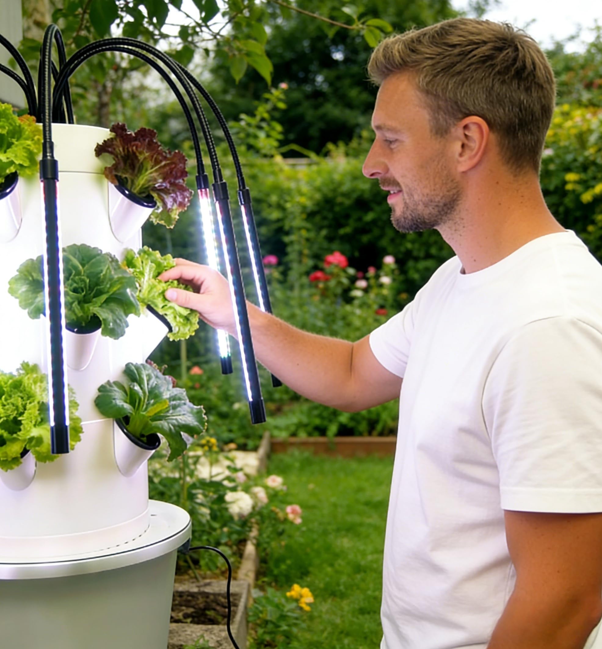 Système de culture hydroponiqu - Indoor Herb Garden Grow Light Smart Kit avis et prix