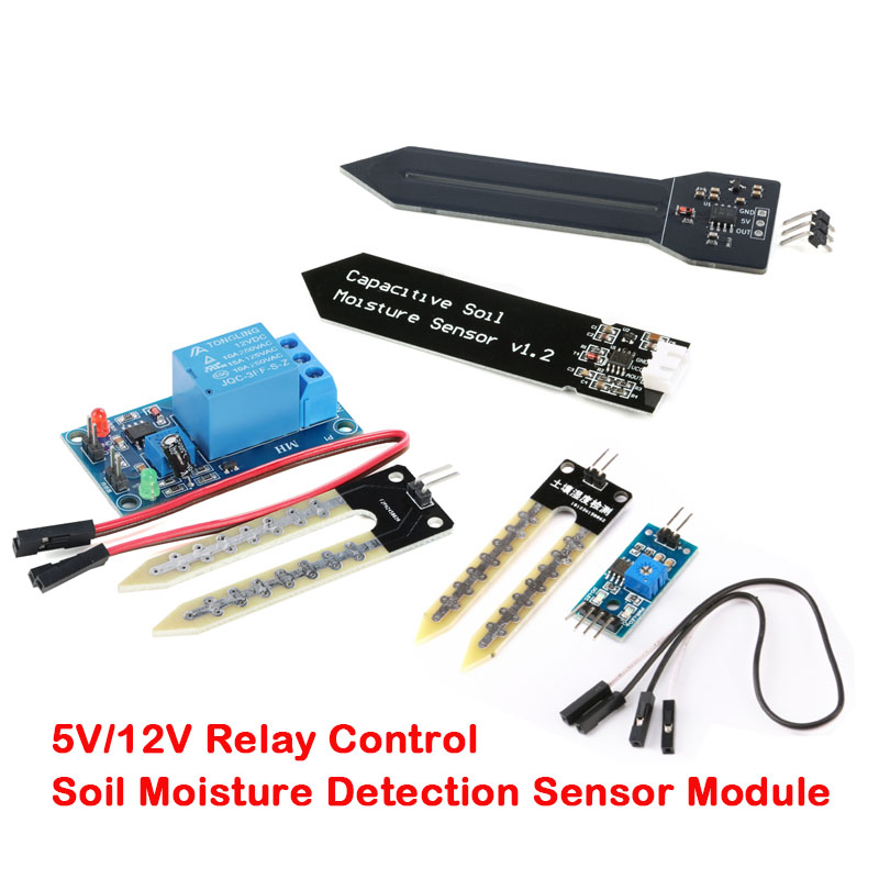 Module de capteur capacitif d' - Soil Moisture Sensor Relay Module Arduino avis et prix