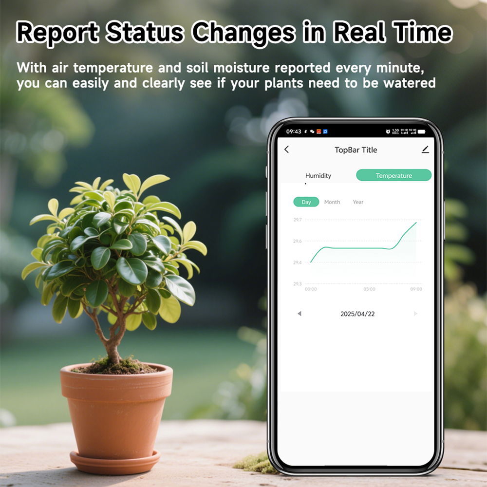 Testeur de température et d'hu - Wifi Soil Moisture Sensor Garden App avis et prix