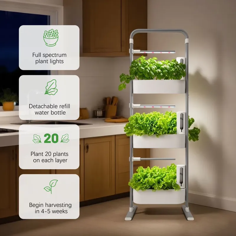 Kit de jardin hydroponique int - Indoor Herb Garden Grow Light Smart Kit avis et prix
