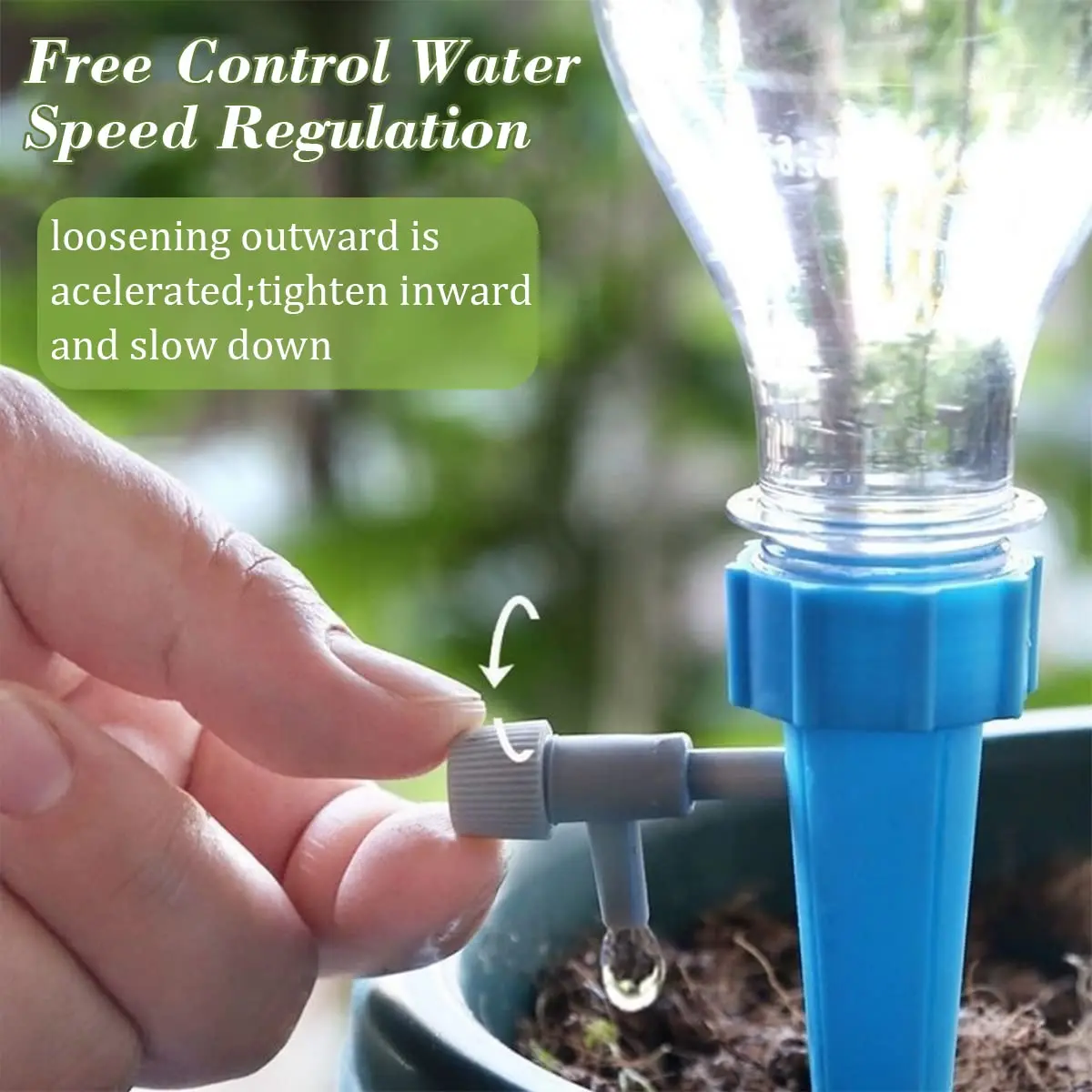 Système d'irrigation goutte à  - Automatic Plant Watering Spikes Drip Kit avis et prix