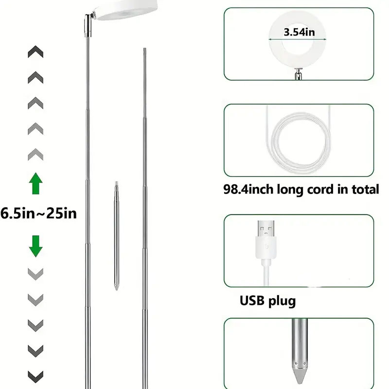 LED élèvent la lumière spectre - Plant Grow Light Full Spectrum Clip On avis et prix