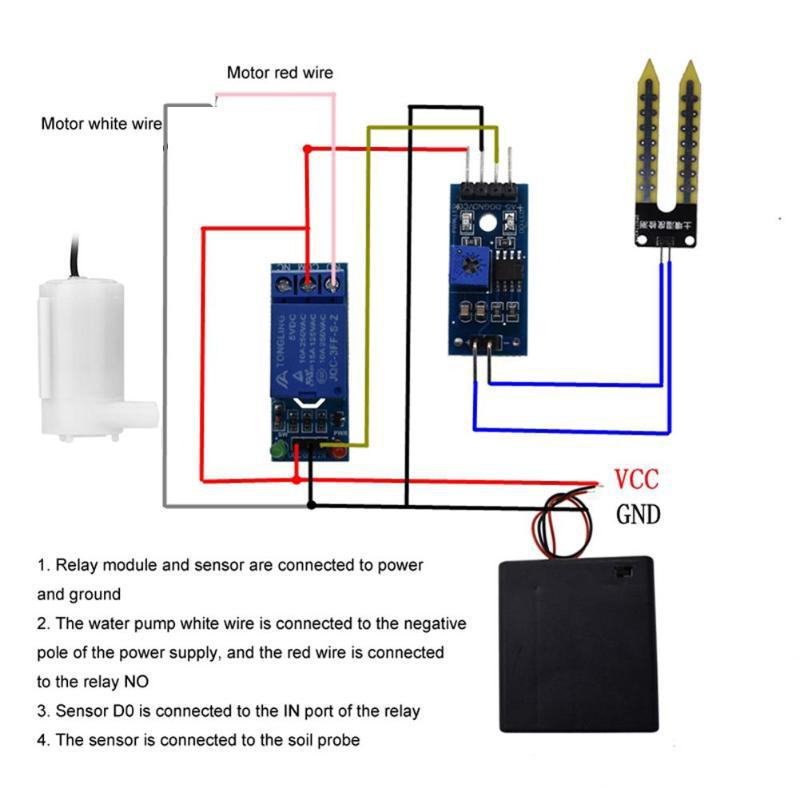 Module d'irrigation automatiqu - Soil Moisture Sensor Relay Module Arduino avis et prix