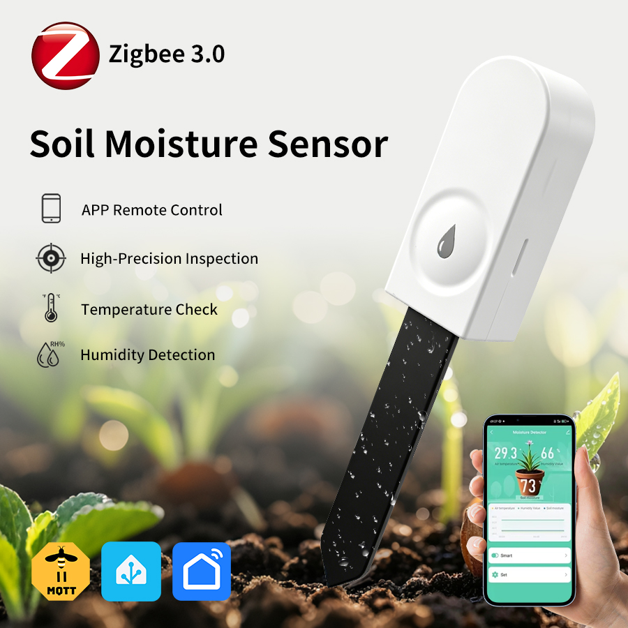 Capteur d'humidité du sol Tuya - Tuya Zigbee Soil Moisture Temperature Sensor avis et prix