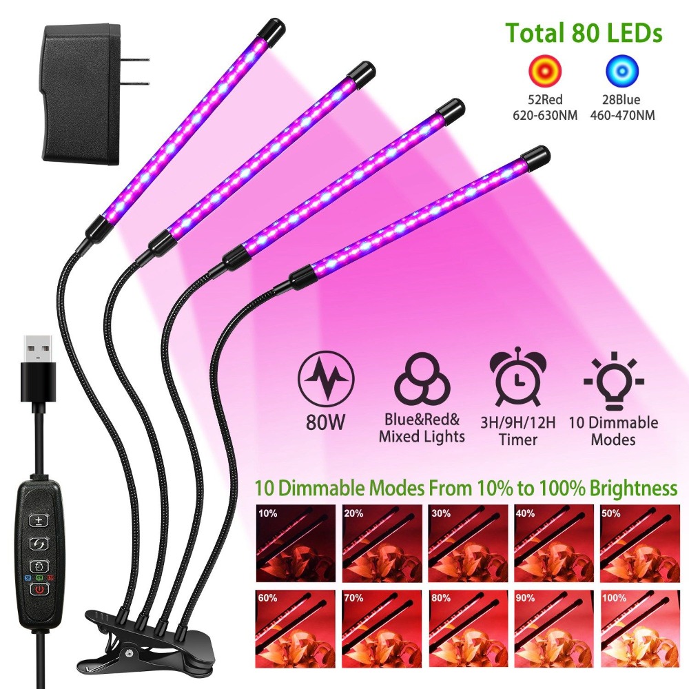 Lampes de culture pour plantes - Plant Grow Light Full Spectrum Clip On avis et prix