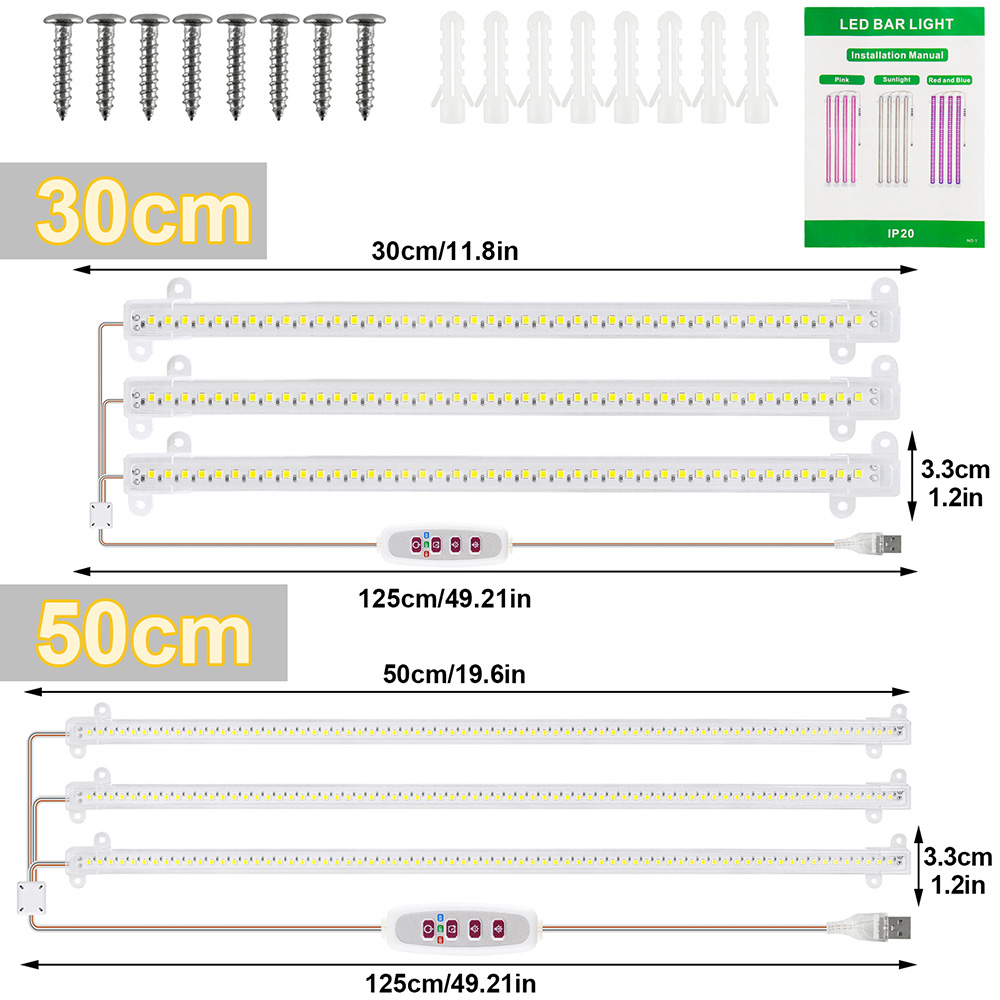 1/2/3/4 tête LED élèvent la ba - Plant Grow Light Full Spectrum Clip On avis et prix