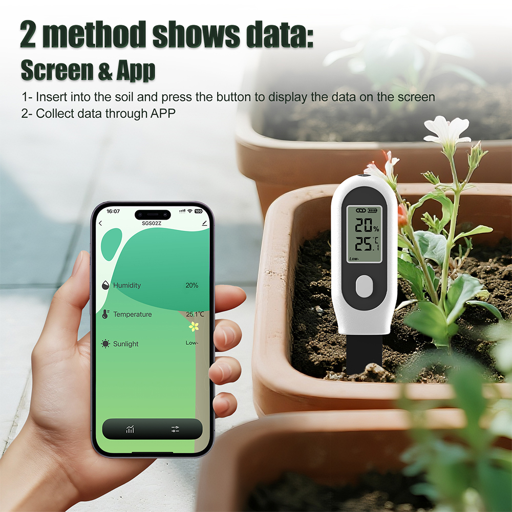 Testeur de sol 3 en 1, capteur - Tuya Zigbee Soil Moisture Temperature Sensor avis et prix