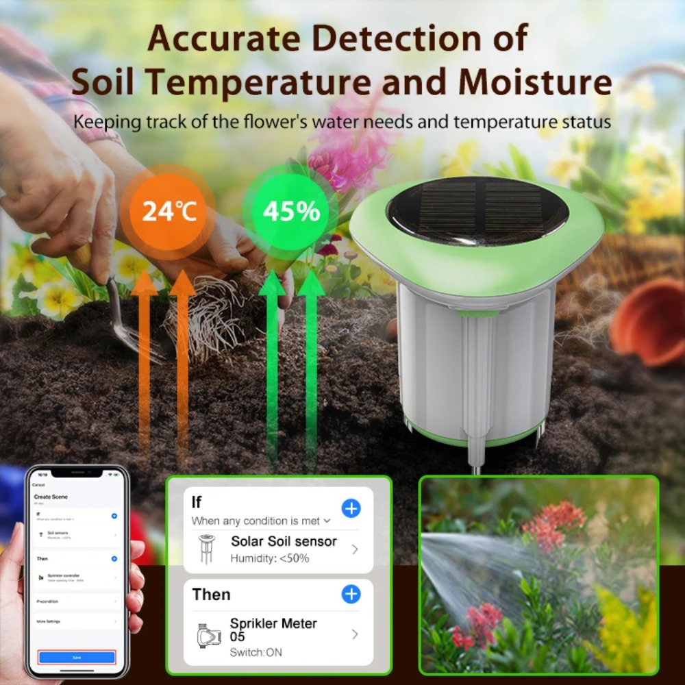 Moniteur de Plantes Intelligen - Wifi Soil Moisture Sensor Garden App avis et prix