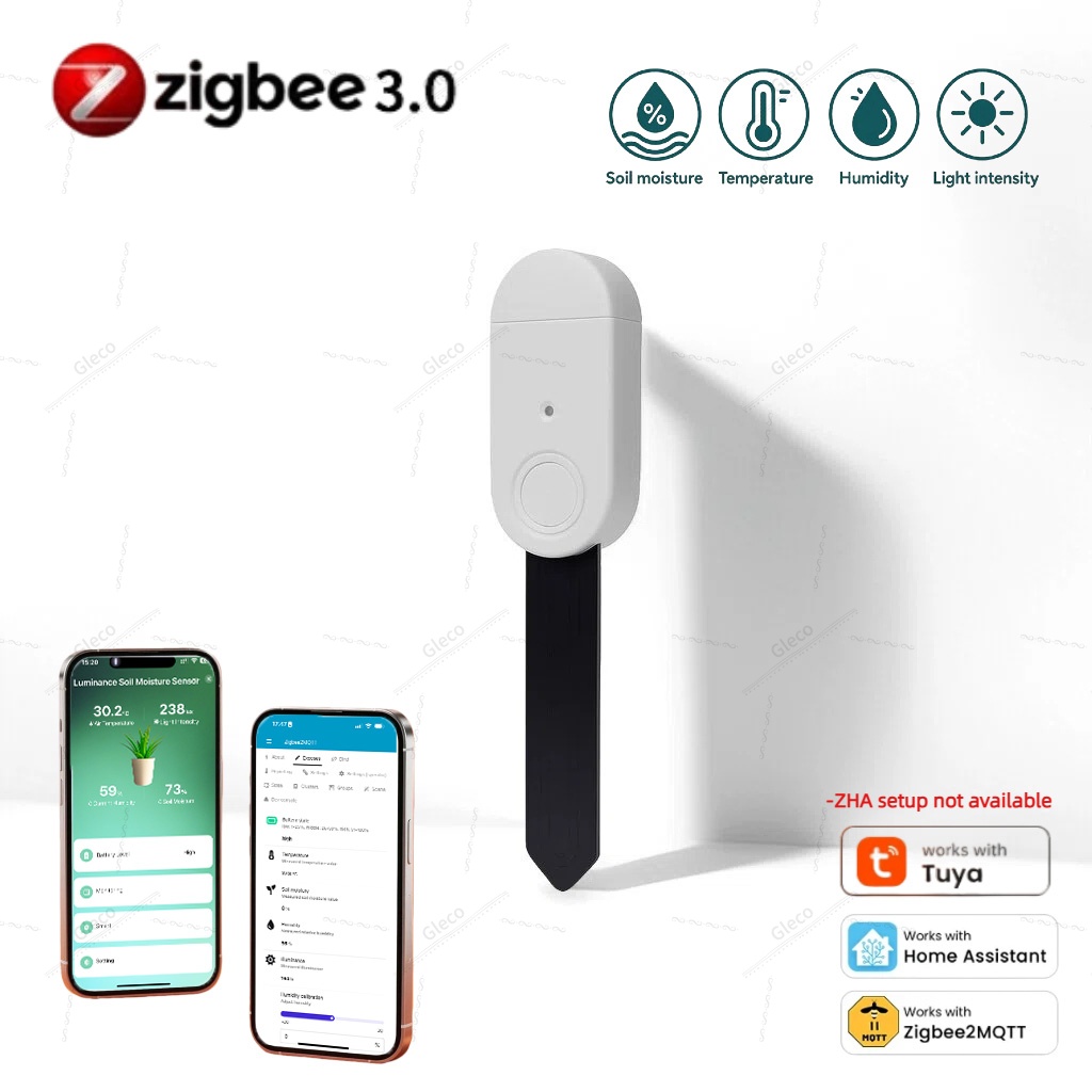 Capteur d'humidité et de tempé - Tuya Zigbee Soil Moisture Temperature Sensor avis et prix
