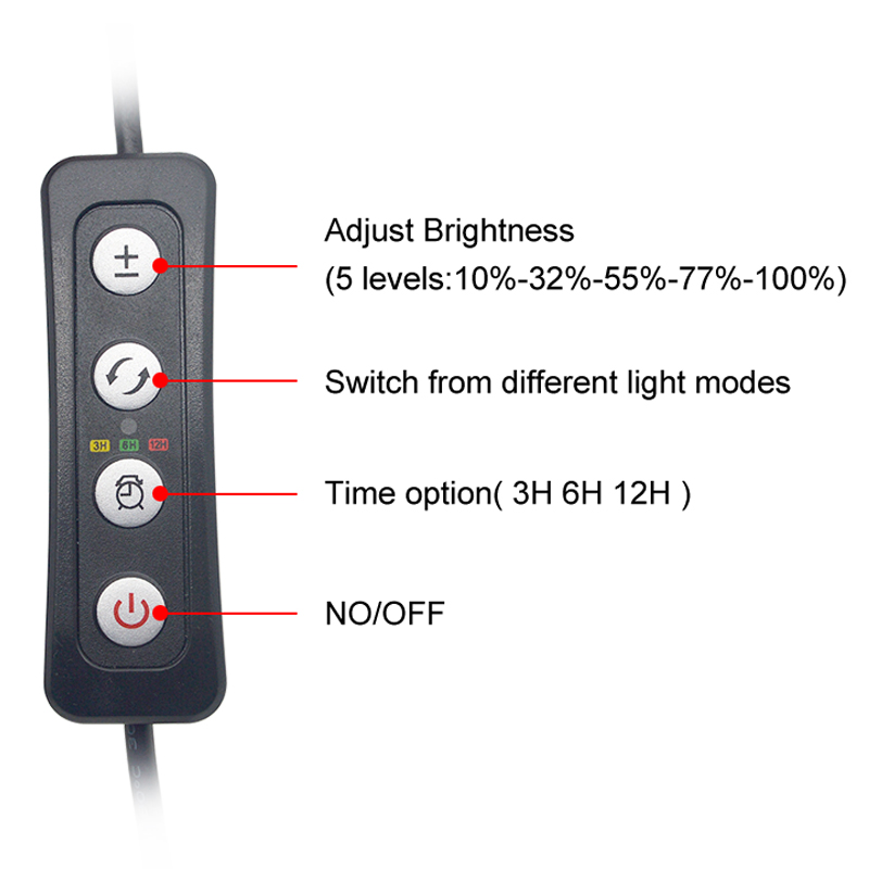 Lumière LED d'aquarium pour Aq - Plant Grow Light Full Spectrum Clip On avis et prix