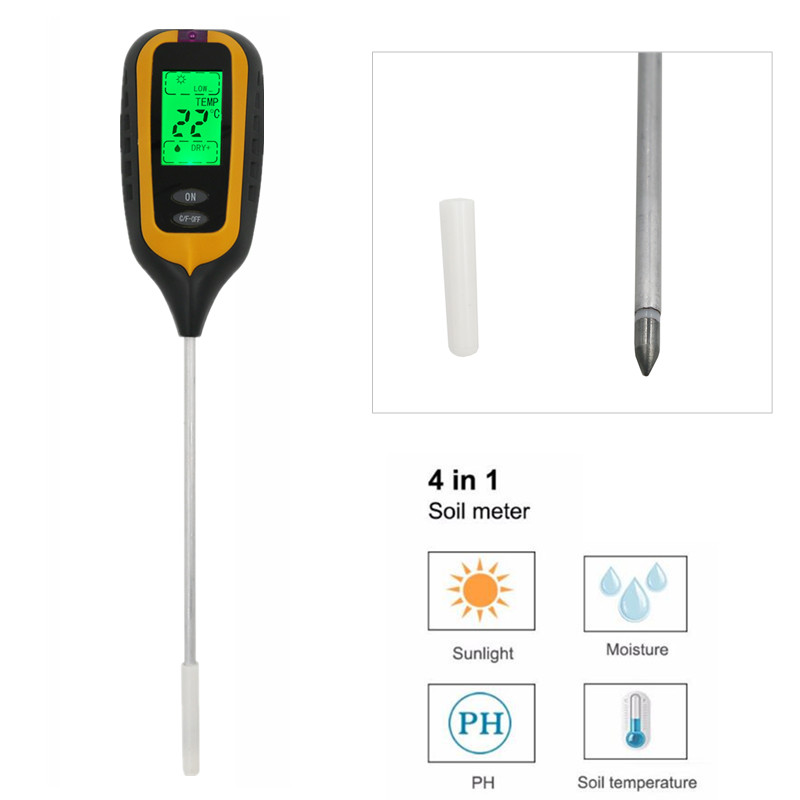 Humidimètre numérique 3/4 en 1 - Soil Ph Meter 3 In 1 Moisture Sunlight avis et prix