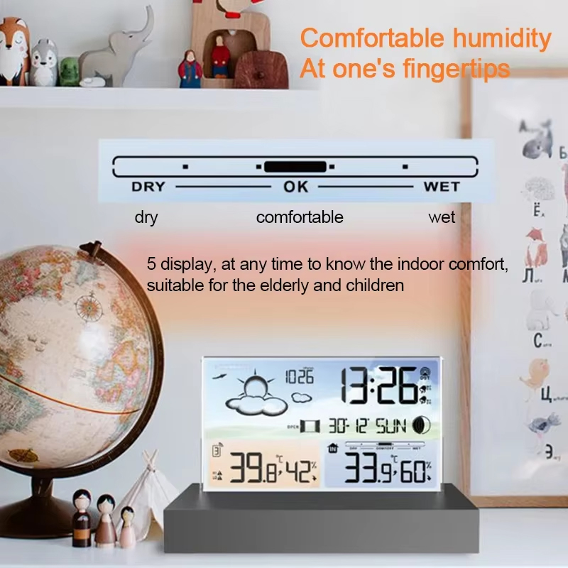 Station météo transparente, th - Wireless Weather Station Indoor Outdoor avis et prix