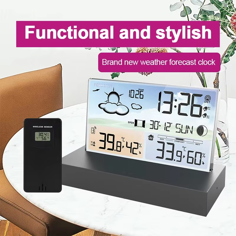 Station météo transparente, th - Wireless Weather Station Indoor Outdoor avis et prix