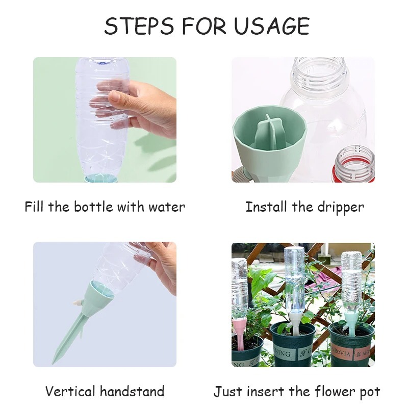 Système d'irrigation goutte-à- - Automatic Plant Watering Spikes Drip Kit avis et prix