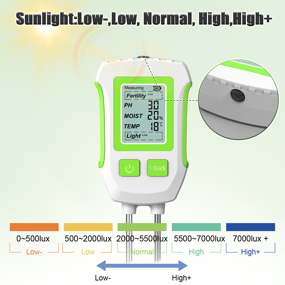 3/5 1 Testeur numérique de sol - Soil Ph Meter 3 In 1 Moisture Sunlight avis et prix