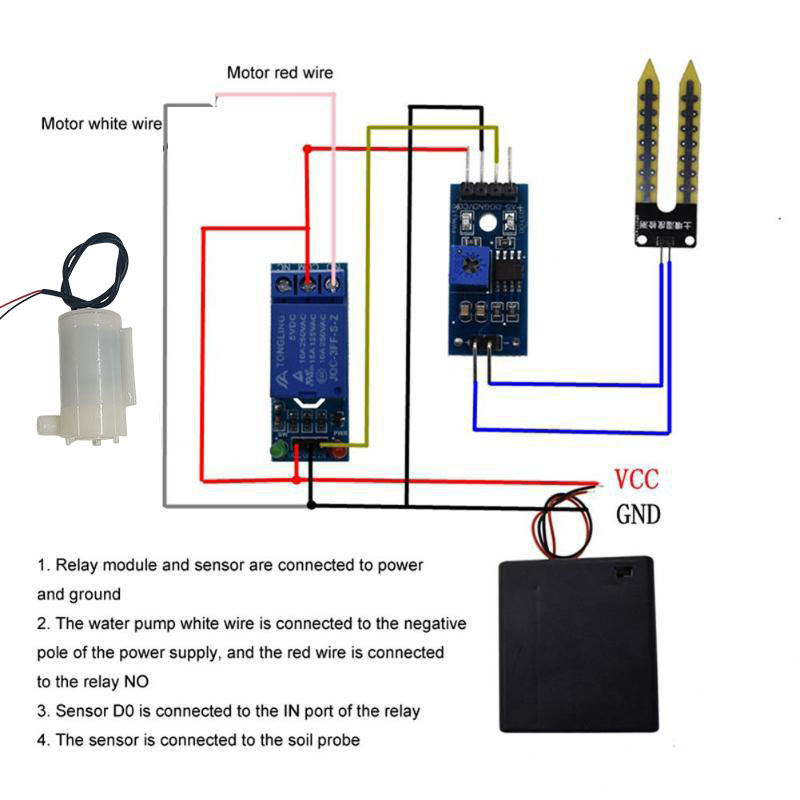 Kit de bricolage pour module d - Soil Moisture Sensor Relay Module Arduino avis et prix