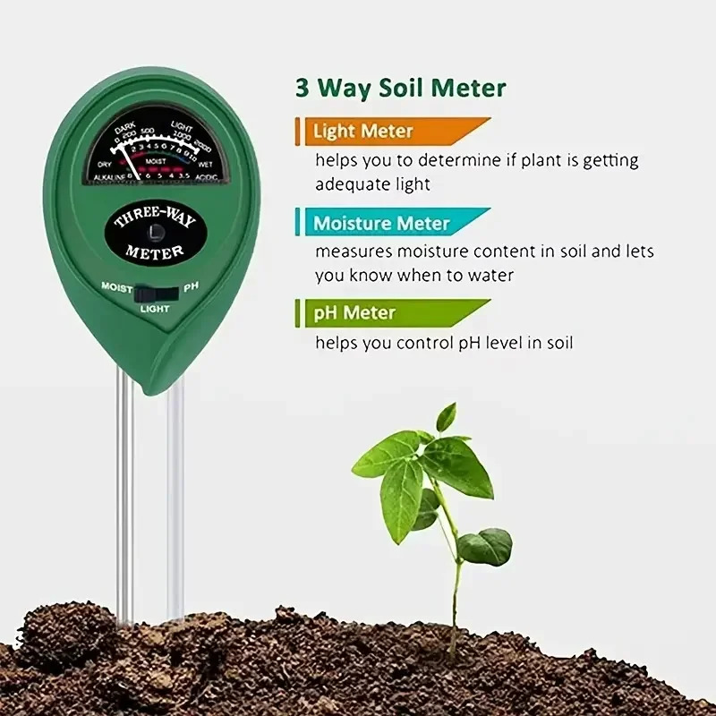 3 en 1 humidité lumière du sol - Soil Ph Meter 3 In 1 Moisture Sunlight avis et prix