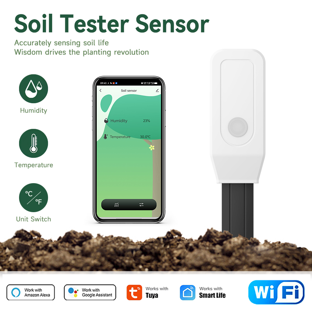 Testeur de sol intelligent Tuy - Wifi Soil Moisture Sensor Garden App avis et prix