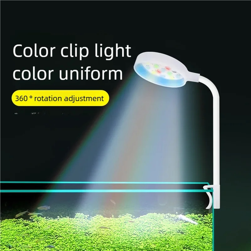 Lampe LED 3W à clipser pour aq - Plant Grow Light Full Spectrum Clip On avis et prix