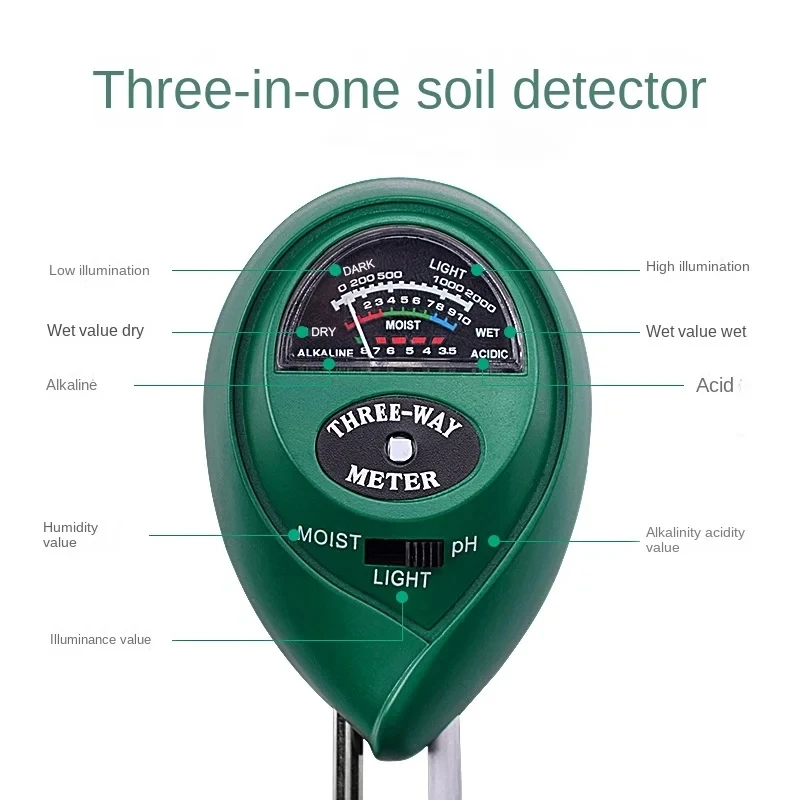 Testeur de pH du sol 3 en 1, t - Soil Ph Meter 3 In 1 Moisture Sunlight avis et prix